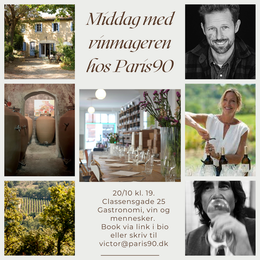 Middag med vinmageren - 20. oktober