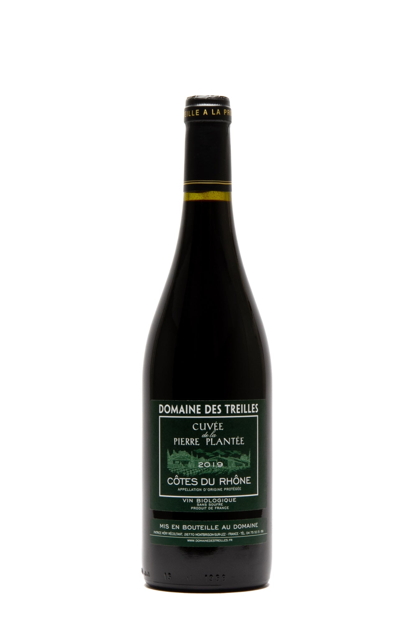 Treilles - La Pierre Plantée - AOC Côtes du Rhône